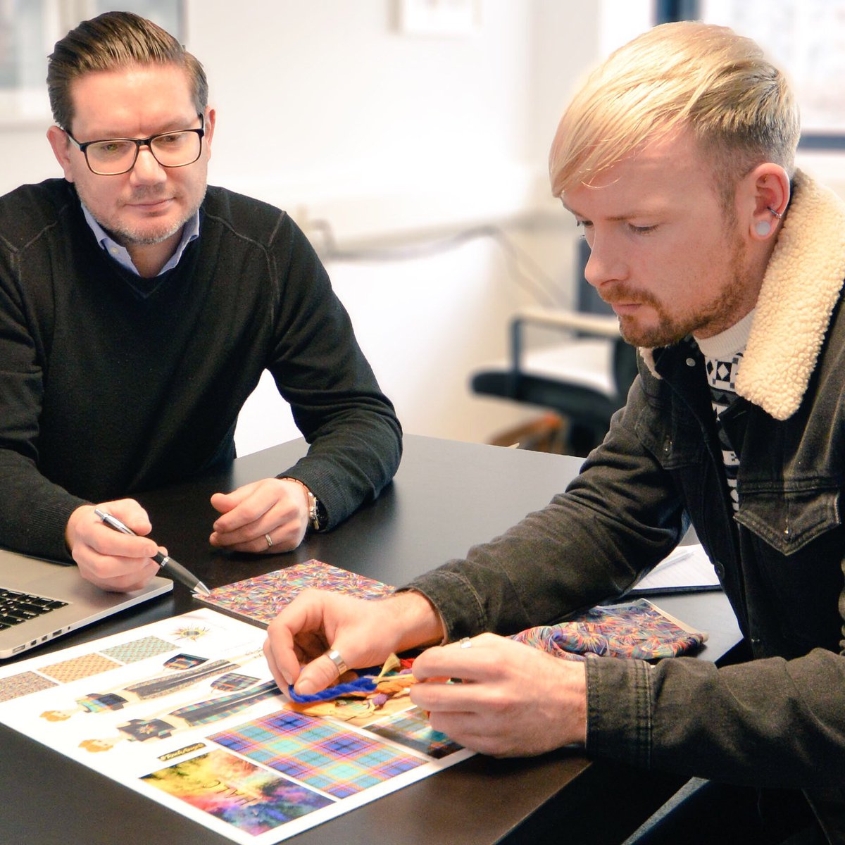 HALOKILMARNOCK1's tweet photo. FACT:- HALO Urban Tartan designed by the talented @incredibone  @AyrshireColl goes into production. 
#Enterprise #Economy  
https://t.co/r1fuOOXyyo https://t.co/OJjcQ9b6rQ