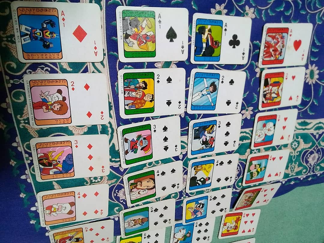 コウジ Layzner Mark2 たのしい幼稚園の付録のトランプ 雑誌はもう残ってないけど 付録のトランプは実家に残ってました これを見た人は何でもいいからtlにシール貼る サンバルカン 太陽戦隊サンバルカン モンチッチ おはようスパンク ロボット8