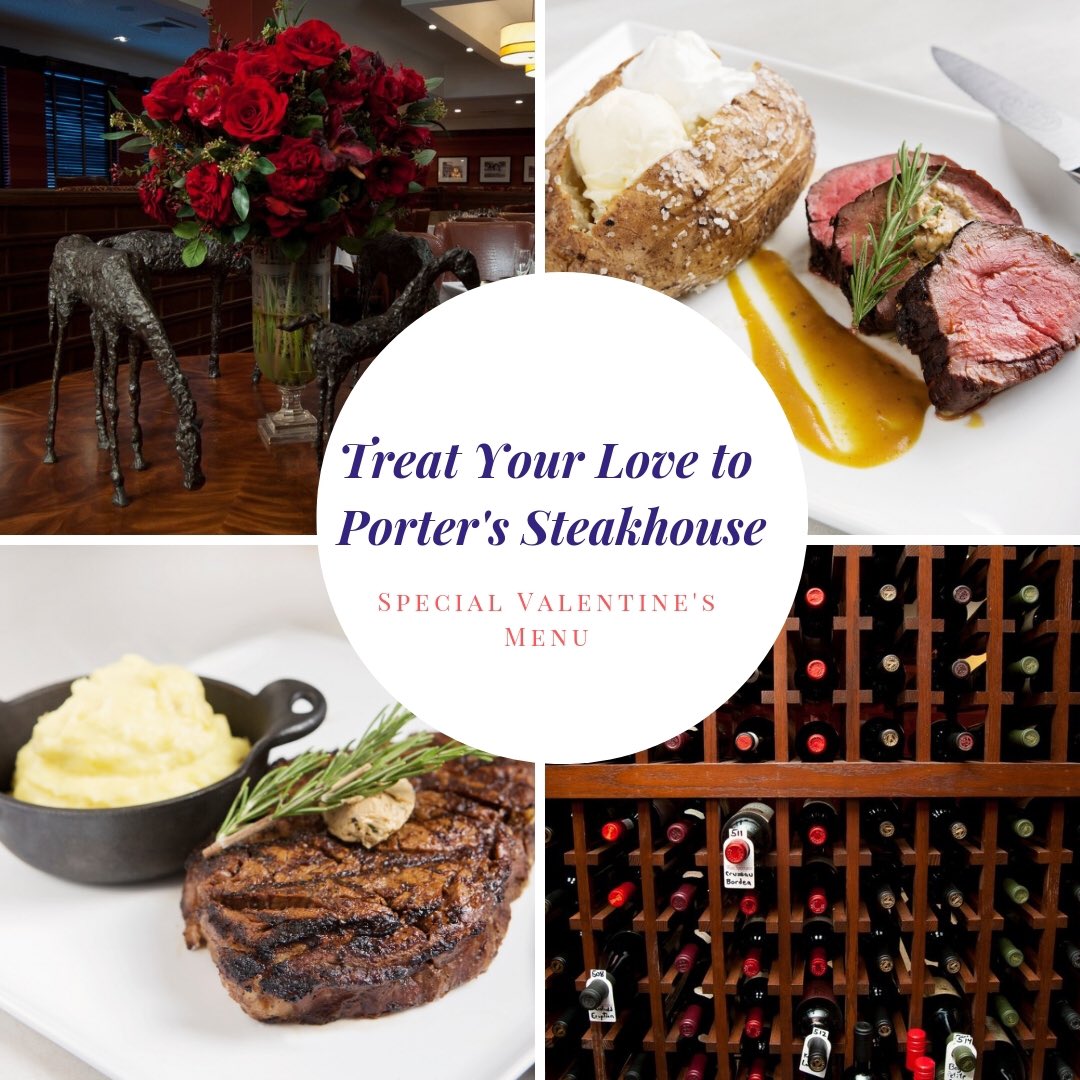 PortersStkHouse's tweet photo. Reservations for Valentine's Day available at 5pm or after 8pm! 🌹

Dine on our regular menu or partake in some delicious specials 🌹

Make your reservation on Open Table today! 🌹 https://t.co/EvwtI1alcw