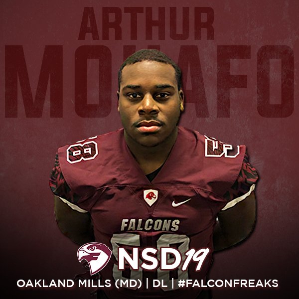 Welcome to the Falcon Family Arthur Mouafo! 

#FalconFreaks #NSD19