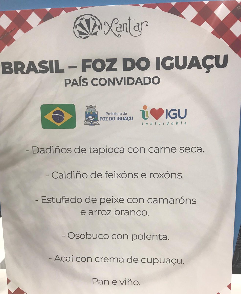 paseargalicia's tweet photo. E para rematar que mellor maneira.que descubrir a gastronomía do país invitado @VisitBrasil e o seu destino @Fozdeiguazu . Para rematar açau de crema de cupuçau
#xantarcumple20 #xantarerestu #Xantar2019 #xantaresti #xantarturvegal https://t.co/2DnnEzlQ74