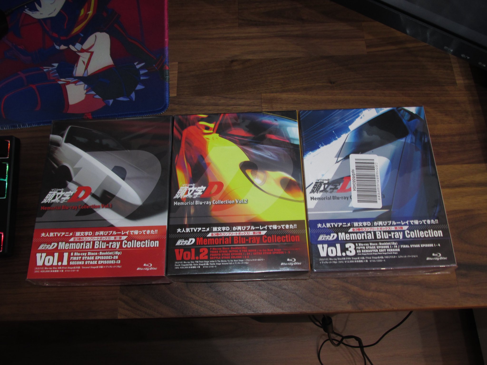 Elektronik Ahora Vamos Con Lo Tocho Los Initial D Memorial Blu Ray Collection Esta Edicion Compuesta De 3 Volumenes 18 Discos En Total Incluye La Serie Completa Extra 1 2 Battle 1 2