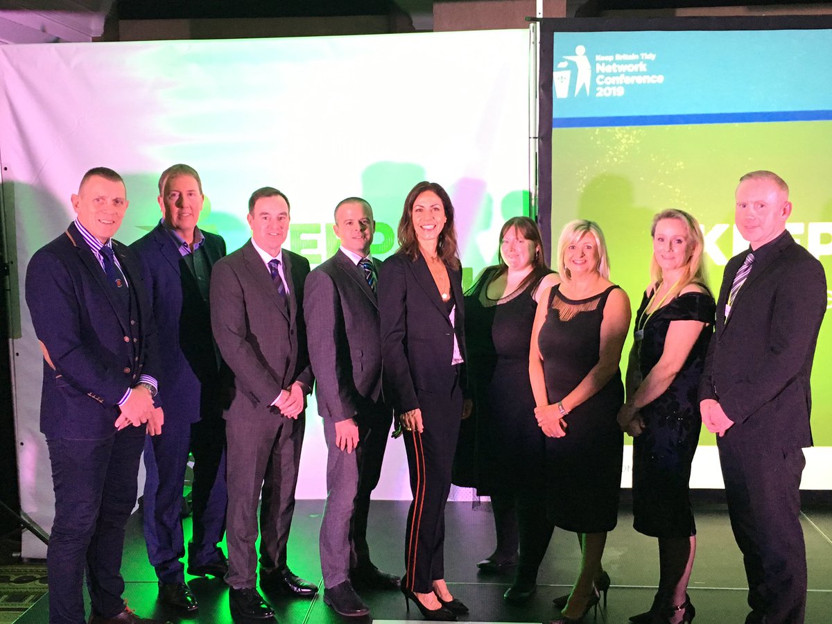 Nikkixxx's tweet photo. At the Keep Britain Tidy Awards tonight! Shortlisted for 3 awards!!! Letโs go Wigan Council!! @WiganCouncil #JoinEmber #TheDeal #TeamWigan #KBTCONF https://t.co/UDIIWOg9sG