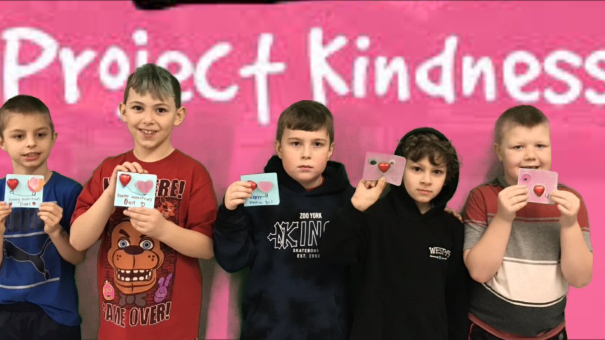 CoachPeteNL's tweet image. A great day @holyfamilyscho2 in the #LearningCommons making Valentine cards to brighten someone’s day #ProjectKindness