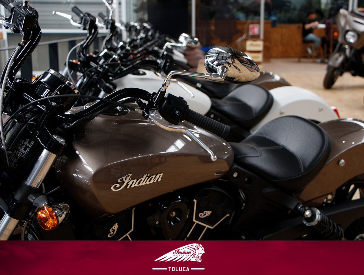 IndianToluca's tweet photo. No digas nada y sólo deja tu ❤ para estas joyas. ¡ Ven a #IndianToluca y #ComienzaTuLeyenda ! #FTR1200 #Scout #Chief #Springfield  #Chieftain #RoadMaster #DarkHorse https://t.co/oBbFOHzi9x