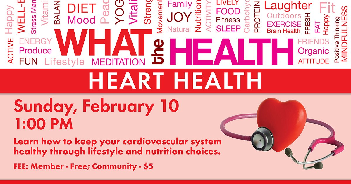 Learn how to keep your heart healthy at the MJCCA during American Heart Month! Join us this Sunday, Feb. 10 from 1:00 to 3:00 pm for an informative session that will help you make sure your heart loves your lifestyle and nutrition choices. Learn more at atlantajcc.org/wellness.