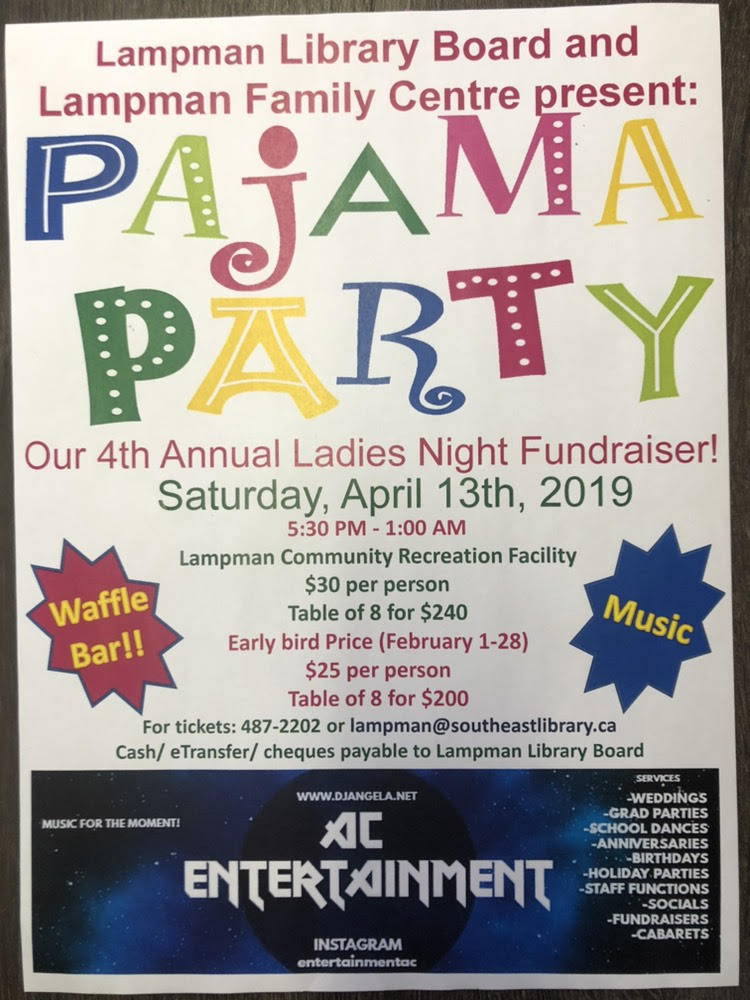 Join us for our 4th Annual Ladies Nite Fundraiser "Pajama Party"! Tickets on sale at Early Bird Pricing till the end of February! Only 200 tickets printed! #AnnualFUNdraiser #PJParty #Slumber
