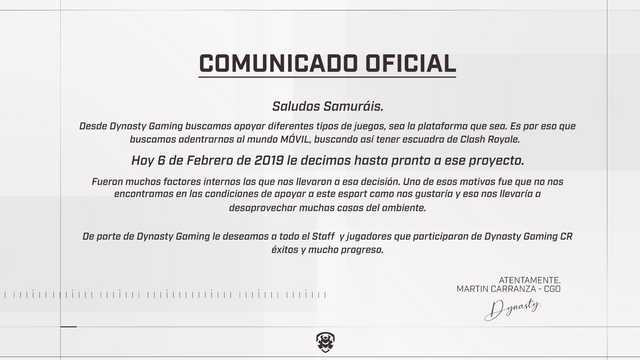 teamdynas's tweet photo. About @DynastyGamingCR . https://t.co/o7Jz5bqQAN