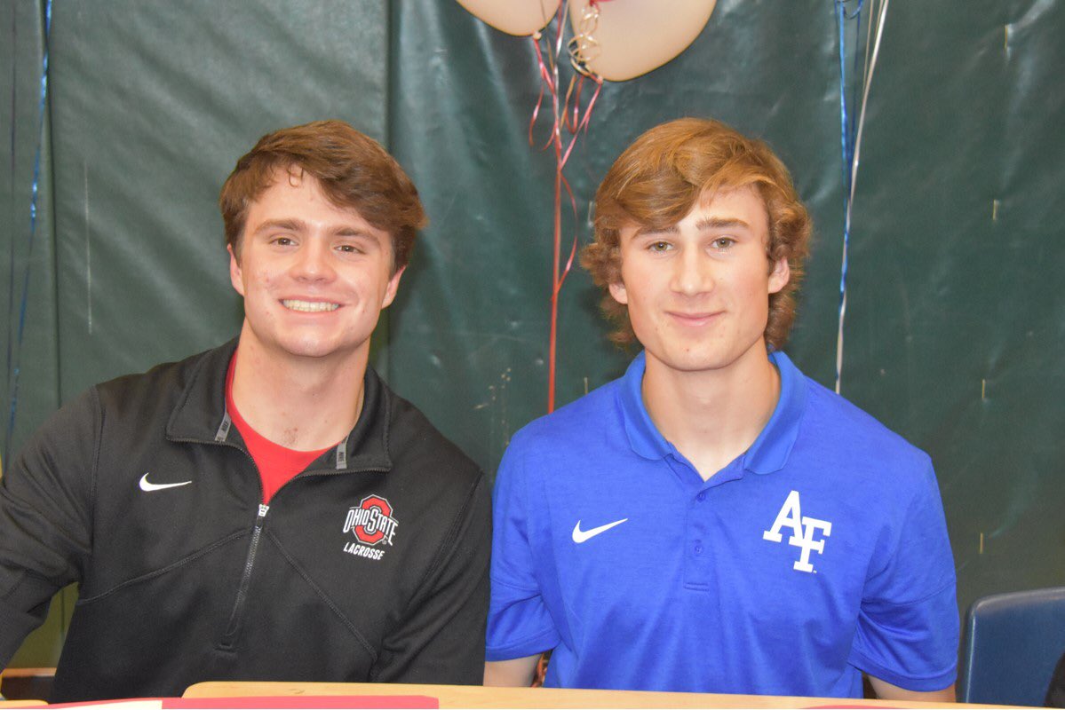 🥍2019 Signing Day: 
Jason Kroslowitz-Air Force Academy. 
Diego Zimmerman- THE Ohio State University. #NationalSigningDay2019 <a href="/JasonKroslowitz/">Jason K</a> <a href="/dzimm_42/">Diego Zimmerman</a>