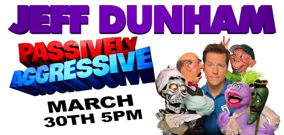 liveatRPC's tweet photo. Jeff Dunham is coming to Alexandria March 30th! #playherecenla #liveatrpc - https://t.co/bN8A6KbAyy https://t.co/90T3aRSgwo