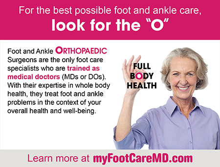 AOFAS's tweet photo. Foot and ankle orthopaedic surgeons are medical doctors who take your whole-body health into account when treating foot and ankle problems. Find one near you: https://t.co/oxQfiHT29s #MyFootCareMD #LookForTheO https://t.co/2x8XVgS0t8