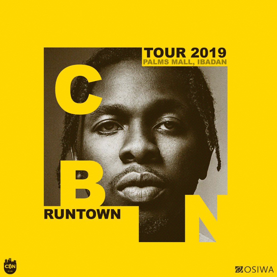 choccitymusic's tweet image. The Lineup for CBN Tour 2019 IBADAN is crazy!!! 🤯🤯🤯

Venue: PALMS MALL
Time: 5pm (Gate Opens)
Entry: FREE WITH PVC

Come out for the time of your lives 
#CBNTour2019 #ControlTheEconomy 

SPONSORED by OSIWA