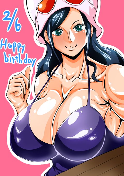 #ニコロビン
ツインテールの日につづいてロビンちゃんの誕生日に一日遅れるという・・・
過去絵で申し訳ないですが・・・近いうちに時間みつけてロビンちゃん描こうかな～ 