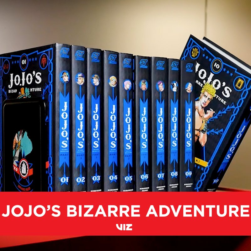VIZ on Twitter: "You thought had a complete collection of the Bizarre Adventure: Stardust Crusaders manga but... / Twitter