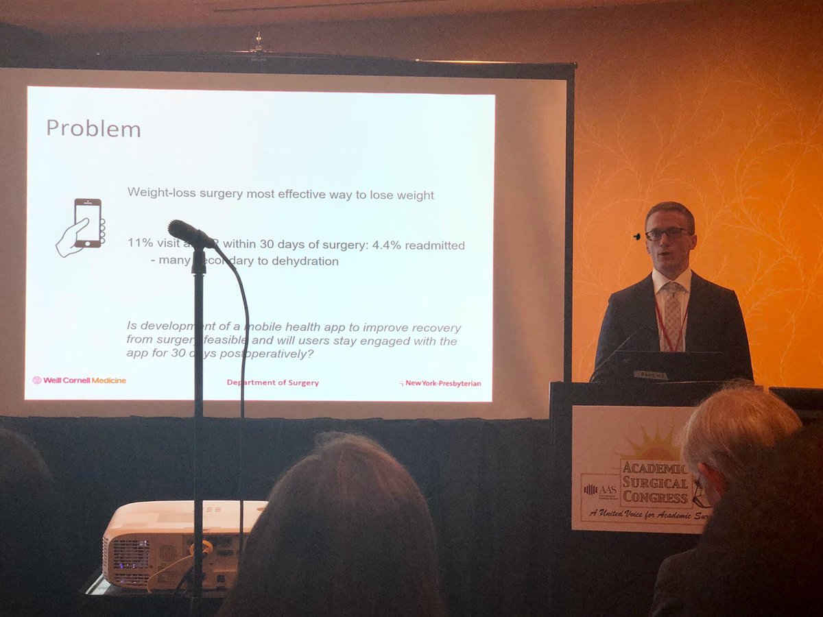 Couldn’t be prouder of our <a href="/WCMSurgery/">Weill Cornell Medicine Surgery</a> <a href="/nyphospital/">NewYork-Presbyterian</a> resident team and their great presentations over the past few days at #ASC2019 - <a href="/AcademicSurgery/">Assoc4AcademicSurgery</a> is such a great meeting to stir up ideas for new research
