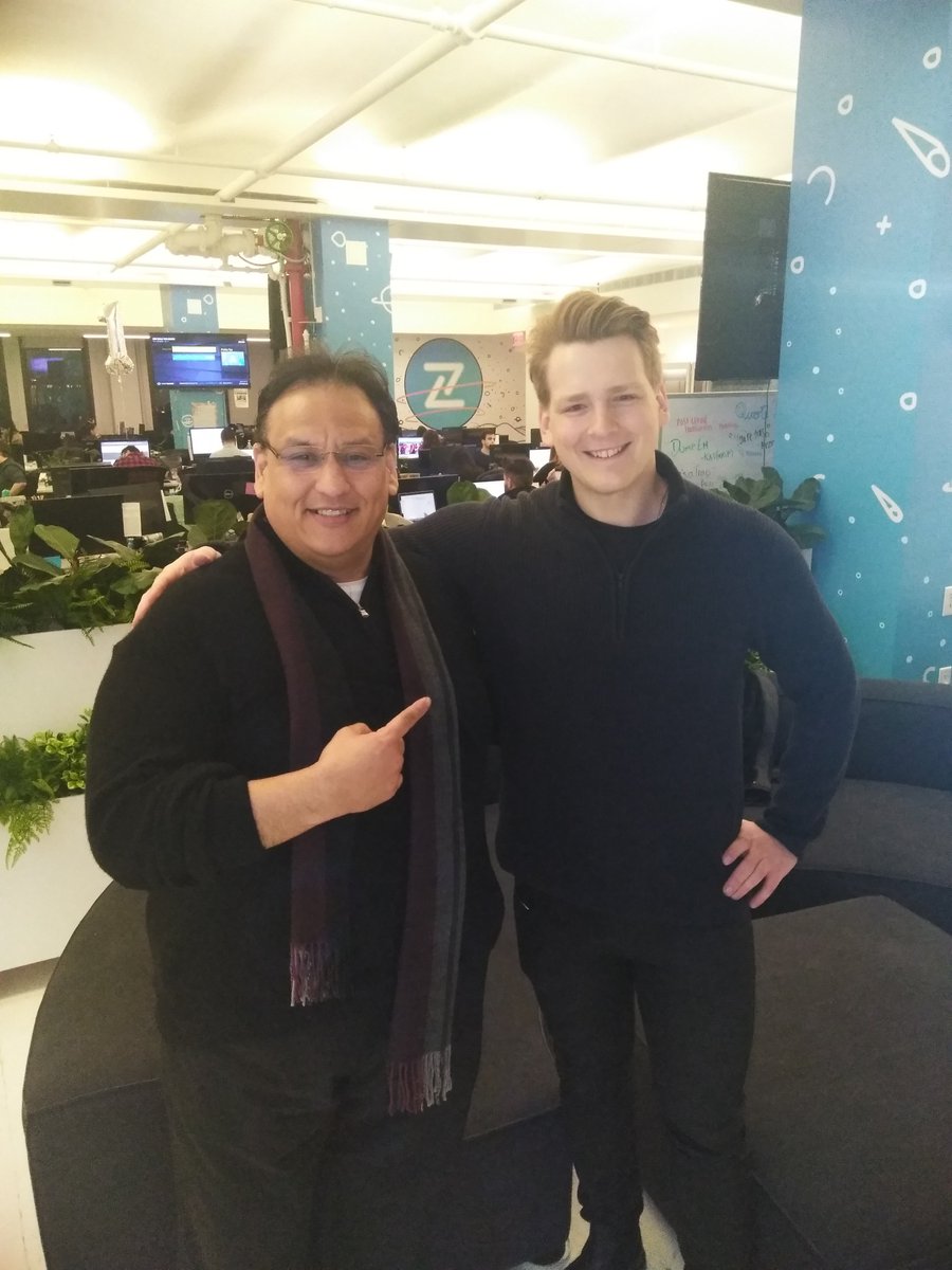 OpenCryptoTrust's tweet photo. @IvanOnTech Knows What's Up in Blockchain - OpenCryptoTrust's Paul @PaulPeruOpenCT caught up with him in NYC (we can't wait to visit him in Sweden)! https://t.co/wqKYA8kMnC