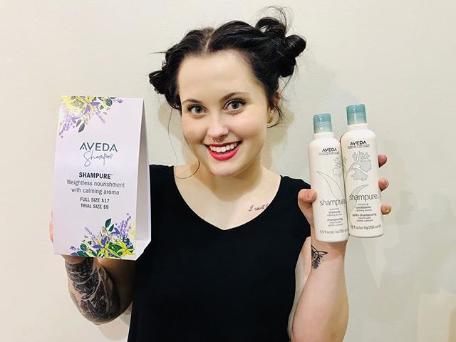 @myaanaala is #teamshampure - she can’t get enough of the comforting aroma and the soft, shiny hair! What’s your favorite aroma?
.
.
.
#avedastylist #anaalasalon #veronawi #madisonwi #avedasweeps #aveda #shampure bit.ly/2RK7eH6