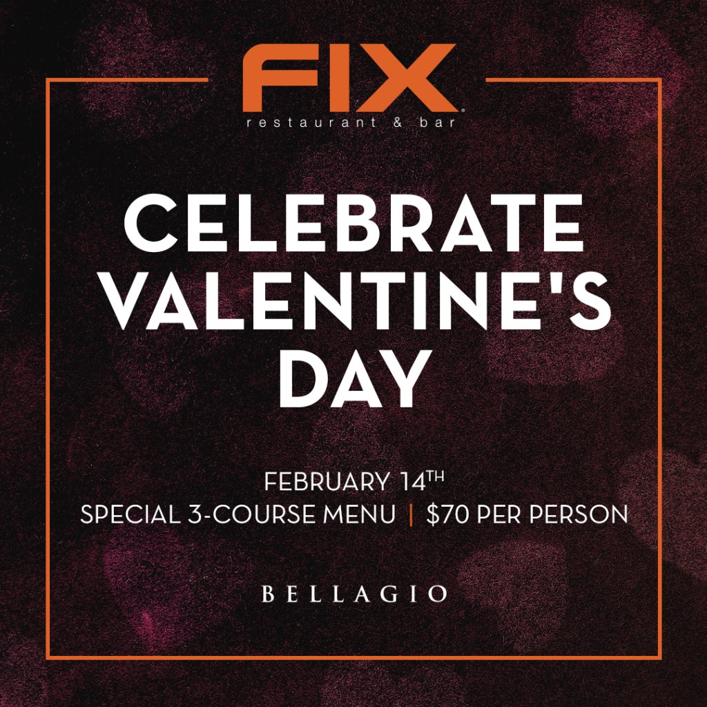 FixLV's tweet image. Bring your date to FIX next week for #VDay!

View the menu here: spr.ly/6017ERWeh