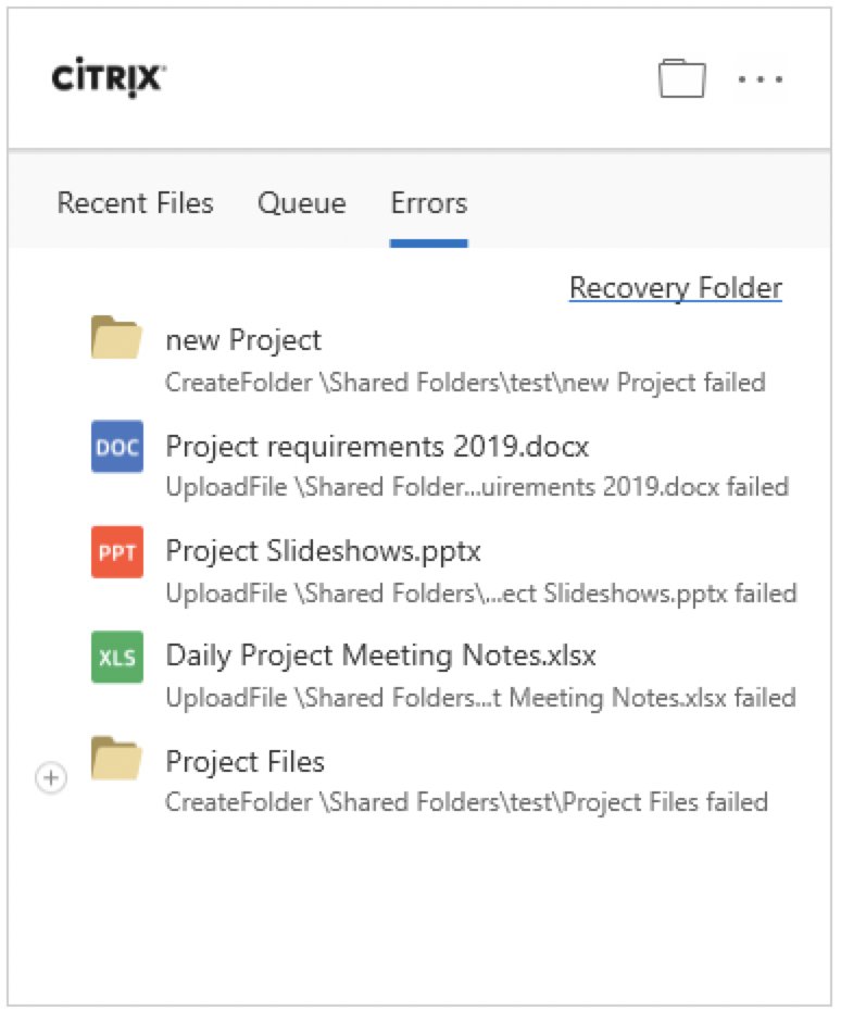 christodd10's tweet photo. #CitrixFiles for Windows 4.5 was released today! This build includes Offline Access improvements (beta feature), cross platform Recent Files support, Errors Tab (beta feature) and tons of quality improvements! https://t.co/vDIzRPoS0t @citrix https://t.co/FlPIWIwy3L