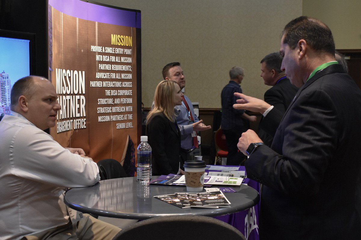 DoW_DISA's tweet photo. What a day at the #RMCS19! Thanks to all our mission and industry partners for visiting us at booth 90. https://t.co/D4G7SS4HMp