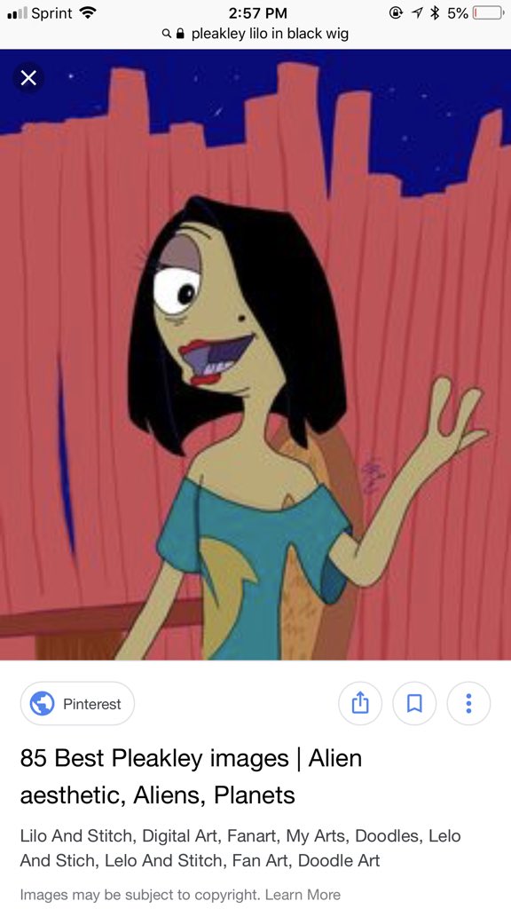Lilo And Stitch Pleakley Wig
