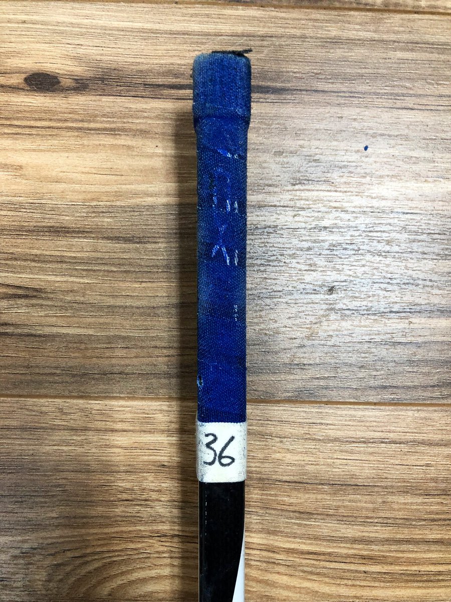 WeBleedBlueNYC's tweet image. If Zucc scores tonight RT and follow for a chance to win this game used Zucc stick from WeBleedBlue.com! #NYR