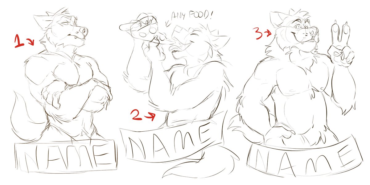 Luke On Twitter Halfbody Badge Ychs 3 Poses To Choose From These Have A Eta Max Of 2 Weeks To Completion Any Gender Species Wings Ok 50 Usd Flat Price I Have No Slot