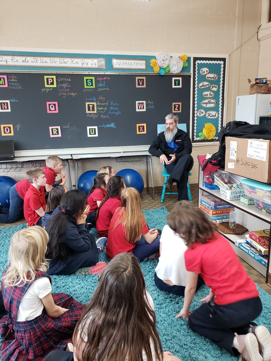 We love giving back to the #community! Last week, our Systems Engineer, Shane, participated in Career Day at <a href="/SjvSpokane/">SJVSpokane</a>. He had a great time exploring jobs and explaining what we do in the #tech and #infosec space. #Spokane