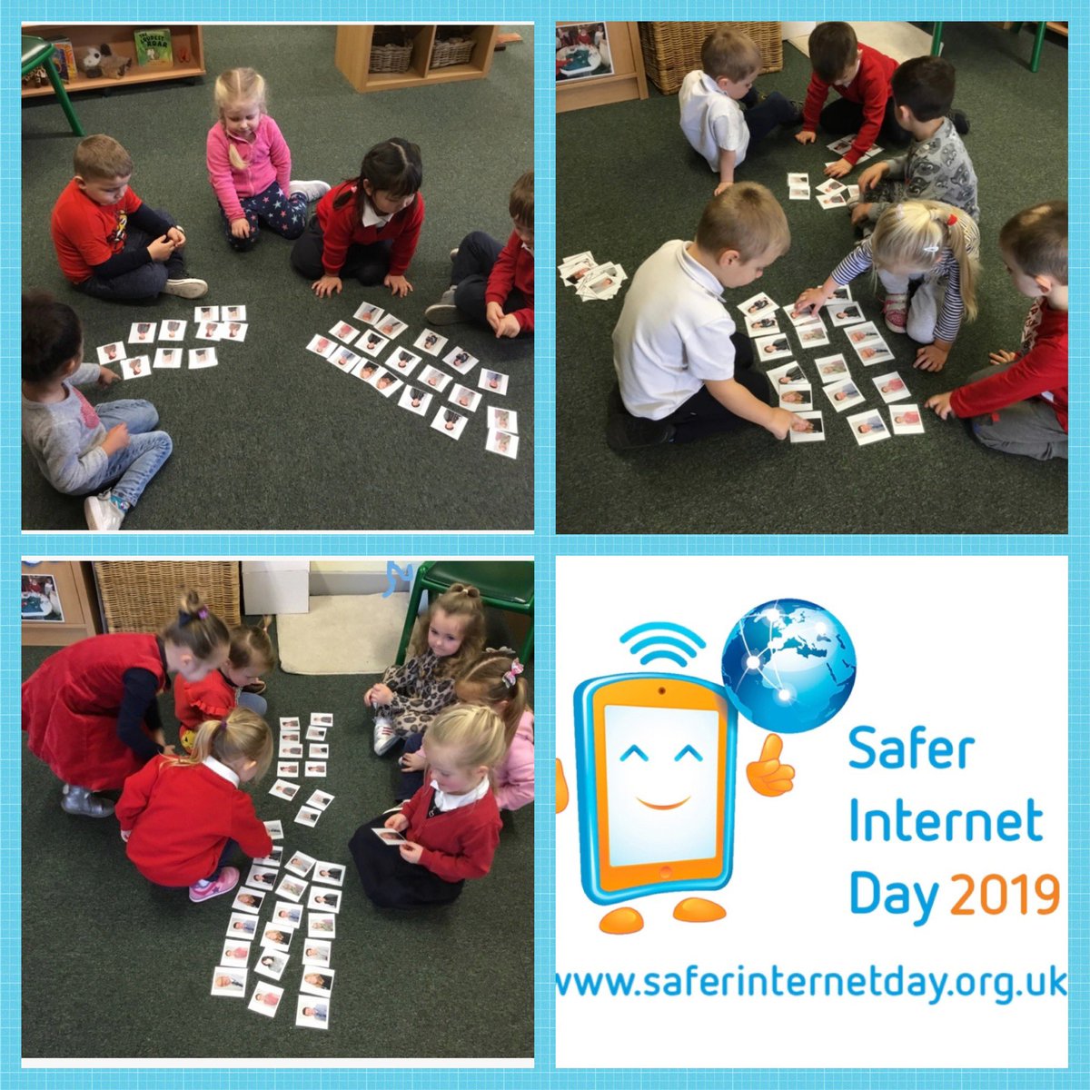 NurseryGUPS's tweet image. We celebrated Safer Internet day by playing a matching game all about safety. #GUPSDC #SaferInternetDay19