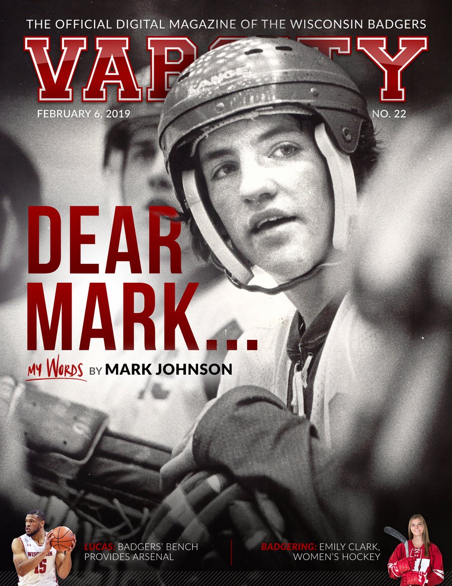 UWBadgers's tweet photo. Trust us, you'll want to open this #VarsityMag as fast as you can.
Magic. Miracle on Ice. The GOAT 🐐. Call him whatever you want... Mark Johnson is something special... and we can't wait to celebrate him this week!
https://t.co/tgXCHbegrC https://t.co/ieNcoCL7a7