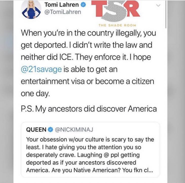 Savannahreed01's tweet photo. I understand we live in a country where we can express ourselves freely and say whatever we want but for u to say that your ancestors discovered America is redundant considering you are Caucasian woman and Native Americans were here first 🤔 #HowDoesThatWork? https://t.co/qCthlaRiaP