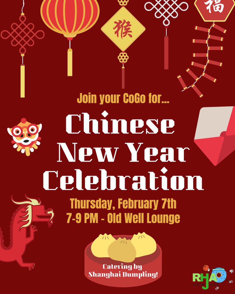HintonJamesUNC's tweet photo. Join us to celebrate the year of the pig tomorrow from 7-9 pm! 🐲🐷 https://t.co/Rm9pP7Afl0