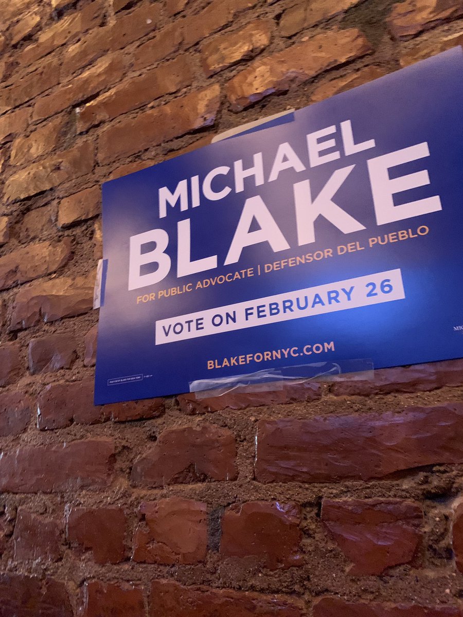JAWL98's tweet photo. Here at the #BronxDrafthouse w/ @Fernandez4NY, @Salamancajr80, @LuisSepulvedaNY &amp; many other Bronxites to support @MrMikeBlake in his quest to become NYC Public Advocate. Can’t wait to watch him win this debate &amp; express his vision for the office! #ForThePeople 
CC @blakefornyc https://t.co/8fMV1ZBhhP