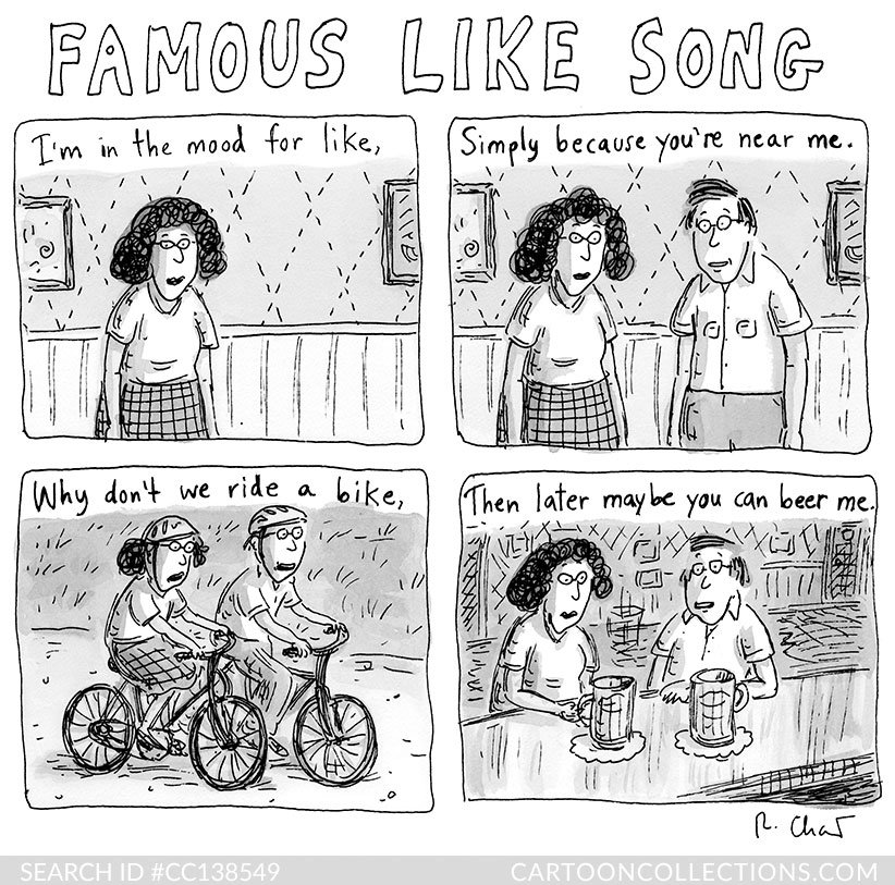collectcartoons's tweet photo. Everybody, sing along! 
Cartoon by @RozChast via https://t.co/wlKCS5P3sT
-
#love #inlike #TNYcartoons #cartoons #cartooncollections #friends https://t.co/gTv7k0bB50