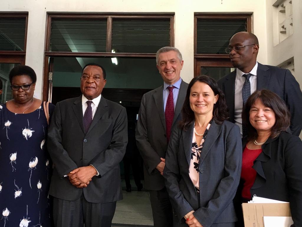 RaoufMazou's tweet image. In Dar es Salaam #Tanzania with @RefugeesChief. The country was a pioneer for welcoming &amp;amp; including refugees from the 1960s. By being a supporter of the UN #RefugeeCompact adopted last December, Tanzania shows its  commitment to maintaining this tradition. @foreigntanzania