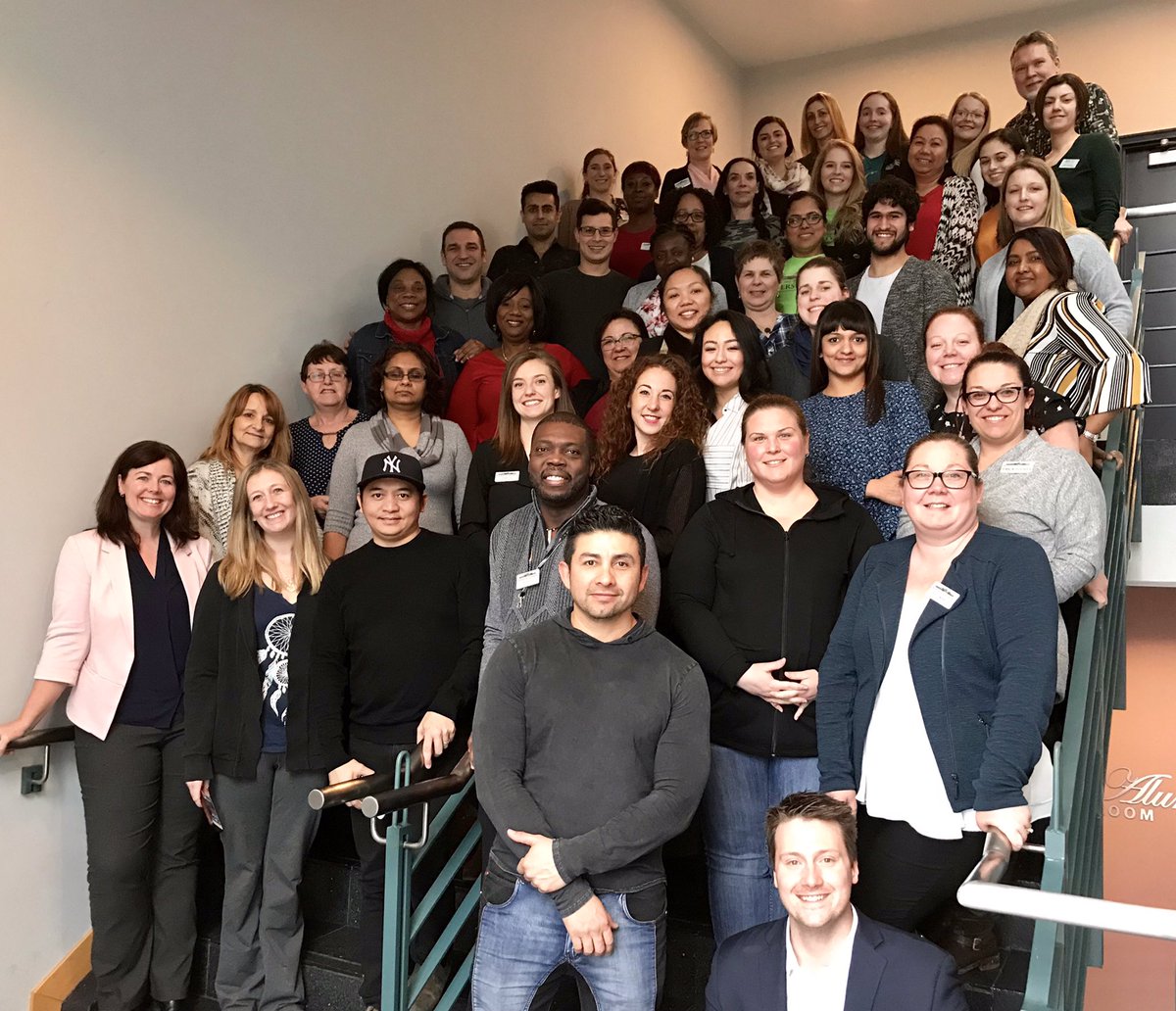 jkillin6's tweet photo. Fantastic day with this group!  Thank you @SchlegelVillage @aspen_lake @VillageStClair @Riverside_Glen @Village_UG @ErinMeadowsSV @Tansley_Woods @FairviewLTC @Sandalwood_Park @WEtechAlliance #SVInnovates https://t.co/ZR4YePeiR0