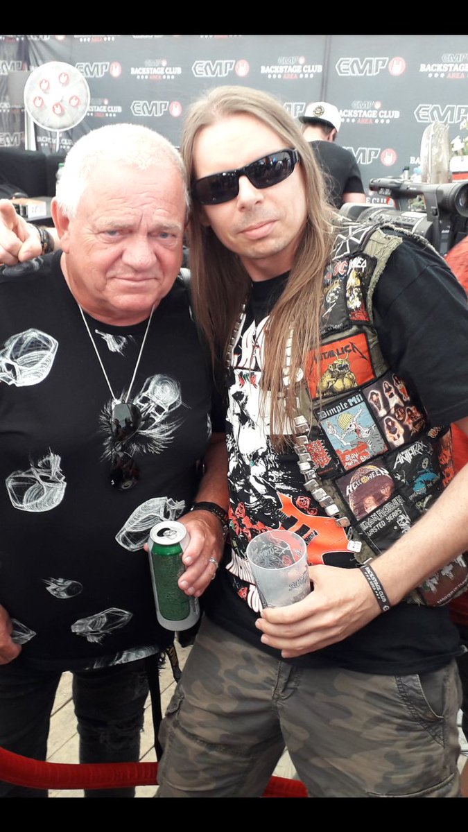 The German Metal Tank  #UdoDirkschneider #Udo  
and me. 🤘 #Accept #Heavymetal #Metal