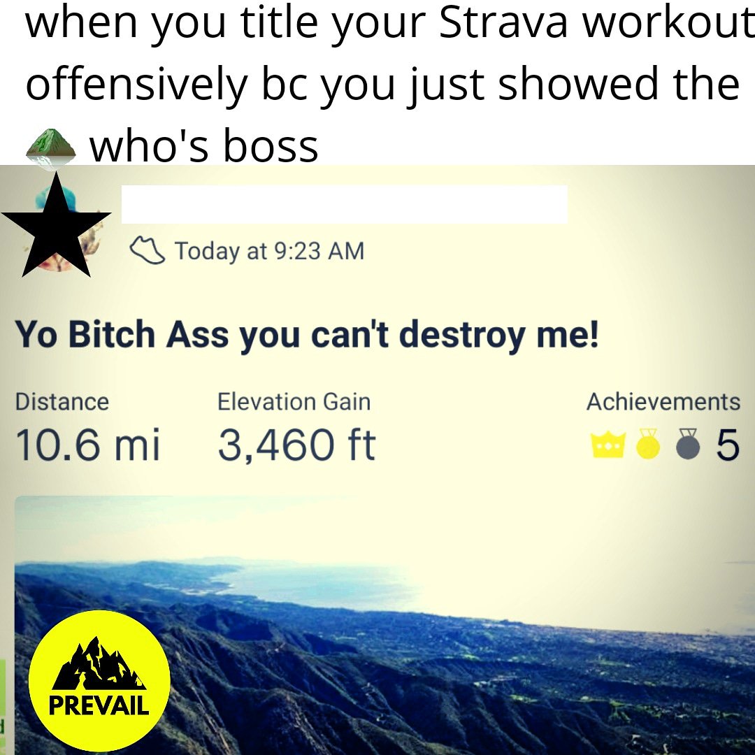 PrevailBotanic1's tweet photo. #strava #running #runningquotes #runningmemes #run #RunningDangerously https://t.co/6LTA5cE8tN