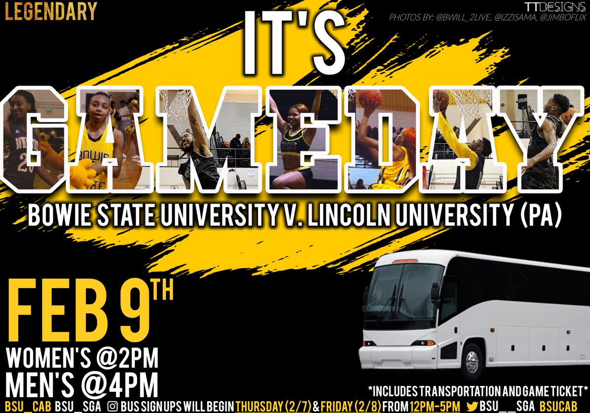 _BSU22's tweet photo. Get in your school spirit Bulldogs!🐶📣 February 9th is GAMEDAY⛹🏽♂️⛹🏽♀️ Join the school in cheering on the basketball team as they compete against Lincoln University🦁 The Women’s game starts at 2PM📍 and Men’s at 4pm📍sign ups begin TOMORROW!🗣
#theLEGENDARYway #BSUvsLINCOLN https://t.co/FE2hHH6Mxo