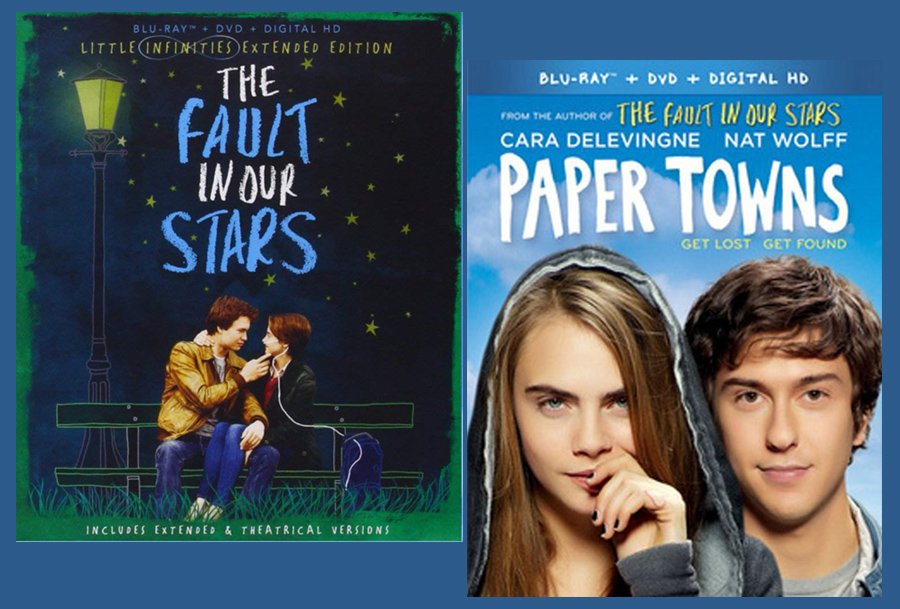 MoviesTVMedia's tweet photo. The Fault in Our Stars Extended Edition and Paper Towns (Blu-ray + DVD + Digital HD) Available Now to Order: https://t.co/HAI7XvWSSv via @ebay @FaultThe @TFIOS_Movie @PaperTownsMovie #papertowns #CaraDelevingne #faultinourstars #TFios #Anselelgort #ShaileneWoodley #FAULTFANATICS https://t.co/ua9JgniwdN