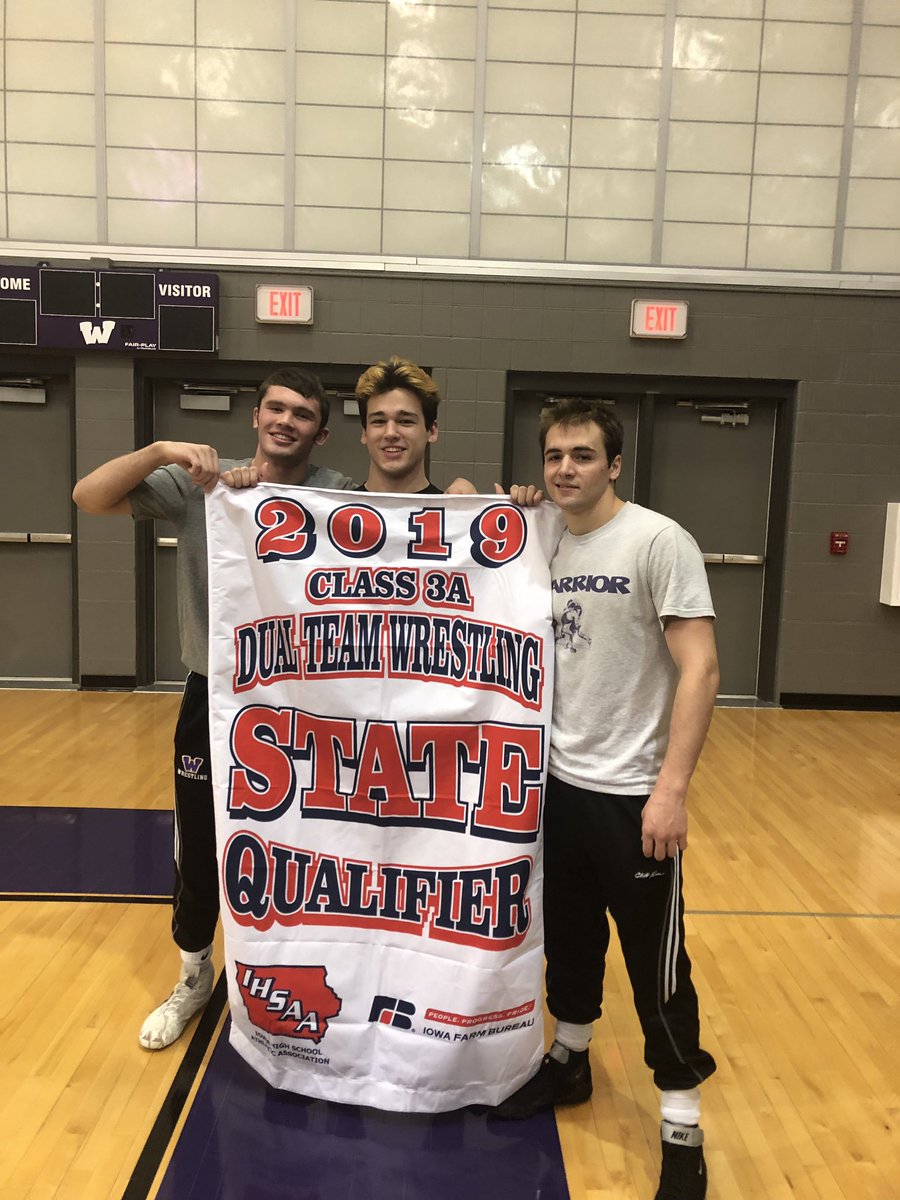WaukeeWrestling's tweet photo. This team earned its way back to The Well a day early for State Duals with a 50-21 Regional Final Win! Outstanding team effort all around! #HardWorkFamilyDedication https://t.co/NEcyWph4JJ
