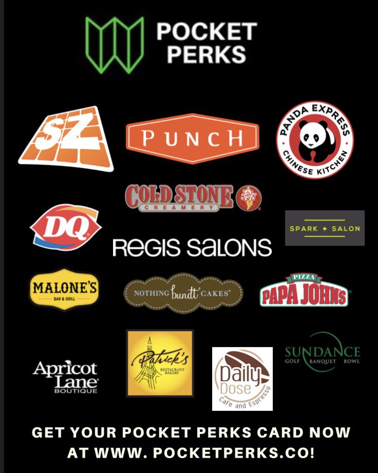 PocketPerks's tweet image. Check out all the AMAZING deals at pocketperks.co AND get all of them until December 31st for ONLY $25! Buy one online or dm us to pay in cash!!