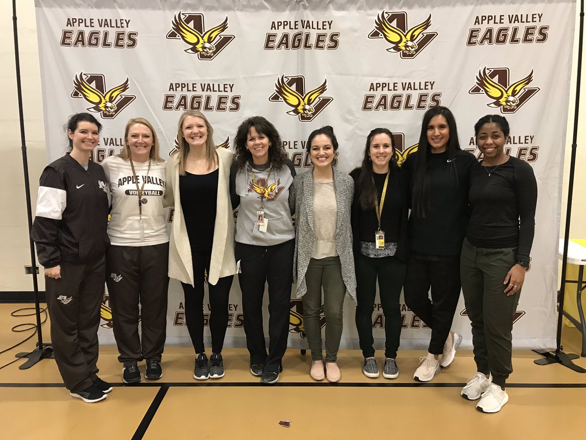 AVladyEAGLES's tweet image. Apple Valley High School celebrates NGAWS day with a Leadership Conference today #BeExtraordinary #NGAWS @WomensSportsFdn