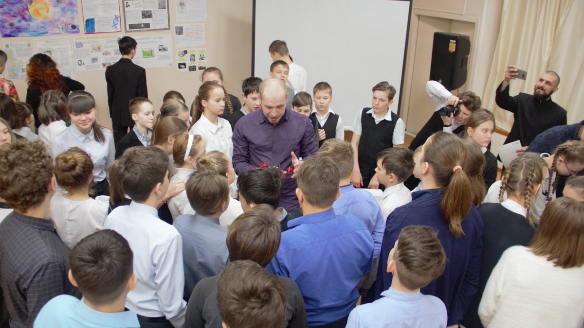 Kvantorium6's tweet image. В преддверии Дня российской науки, наставники «Кванториум» провели мастер-классы в школе32 (Ново-Александровск)