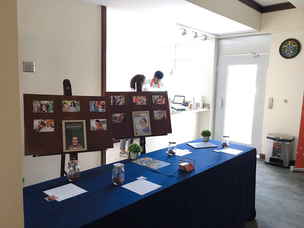 This week, our team is serving delicious women-powered coffee at the Sustainable Food Systems Program. Thanks to the <a href="/hivos/">Hivos Global</a> team for inviting us!