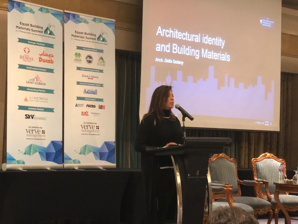 daliasadany's tweet photo. Pleased with the response to my speech yesterday about Architectural identity, Design &amp; Building materials in Egypt at the Egyptian Building Materials Summit 

#EBMS2019 #buildingmaterials
#Dalia_Sadany  #identity #design #architecture #asdaassociation https://t.co/0YsA9weork