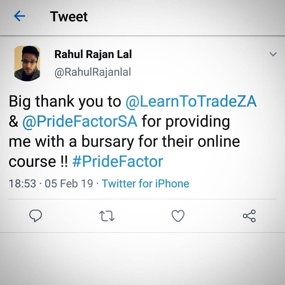 DeneBothaSA's tweet photo. And so it begins...
@gregsecker @GregSeckerFoun @learntotradeza @PrideFactorSA @InspiredYouthSA @Rhodes_Uni https://t.co/jeEbBihk4q