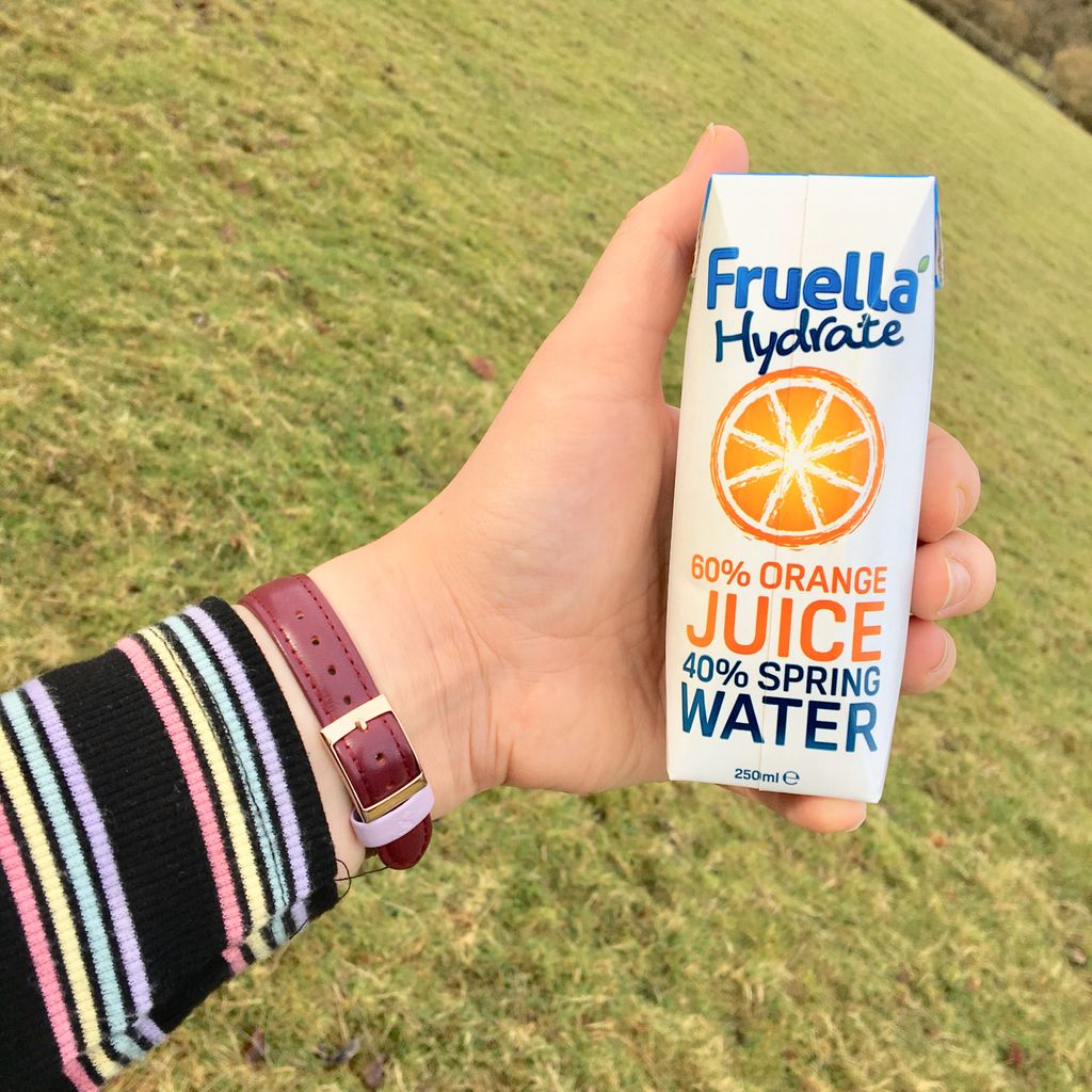 Fruella hydrate is perfect for those busy mornings when your up and out the door walking the dog 🐕 🍊 💧 #hydrate