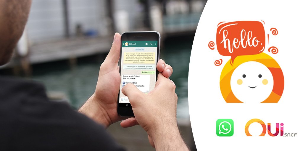 🆕Nous avons le plaisir de vous annoncer que vous pouvez dialoguer avec @ouisncf sur #WhatsApp !
Vous pouvez rechercher votre voyage et échanger avec un conseiller pour toute demande ! 
Enregistrer notre numéro ⏩ bit.ly/2GfHdOC
En savoir + ⏩ bit.ly/2Sh2eik