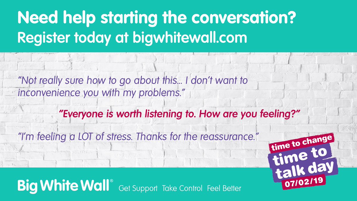 LeedsTrinity's tweet photo. We’re proud to be partnered with @BigWhiteWall_1 to offer all students FREE #mentalhealth support, accessible online 24/7 at https://t.co/fAUpC8GPu1 #timetotalk #T2TD2019 📱💻💬 https://t.co/vzoLx1hCbf